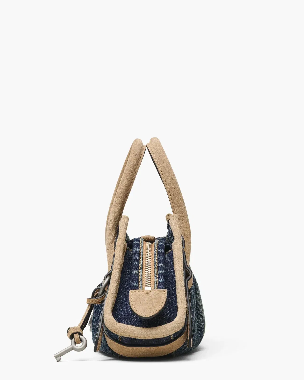 The Denim Suede Cristina Small Satchel