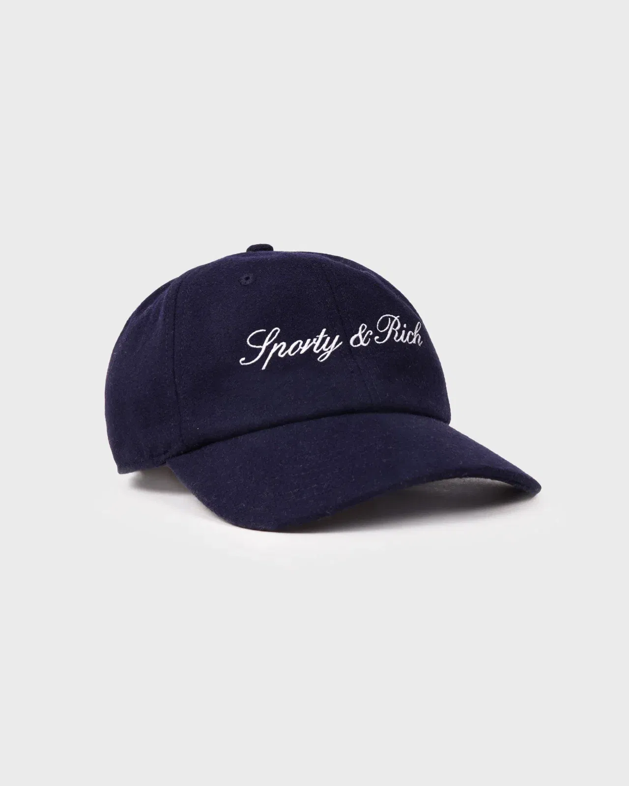 Signature Logo Wool Hat - Dark Navy