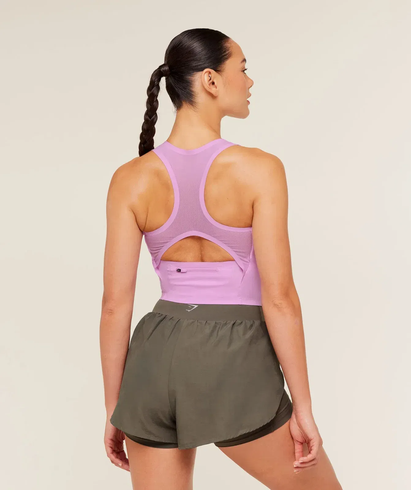 Gymshark Running Elite Bodyfit Tank - Sour Pink