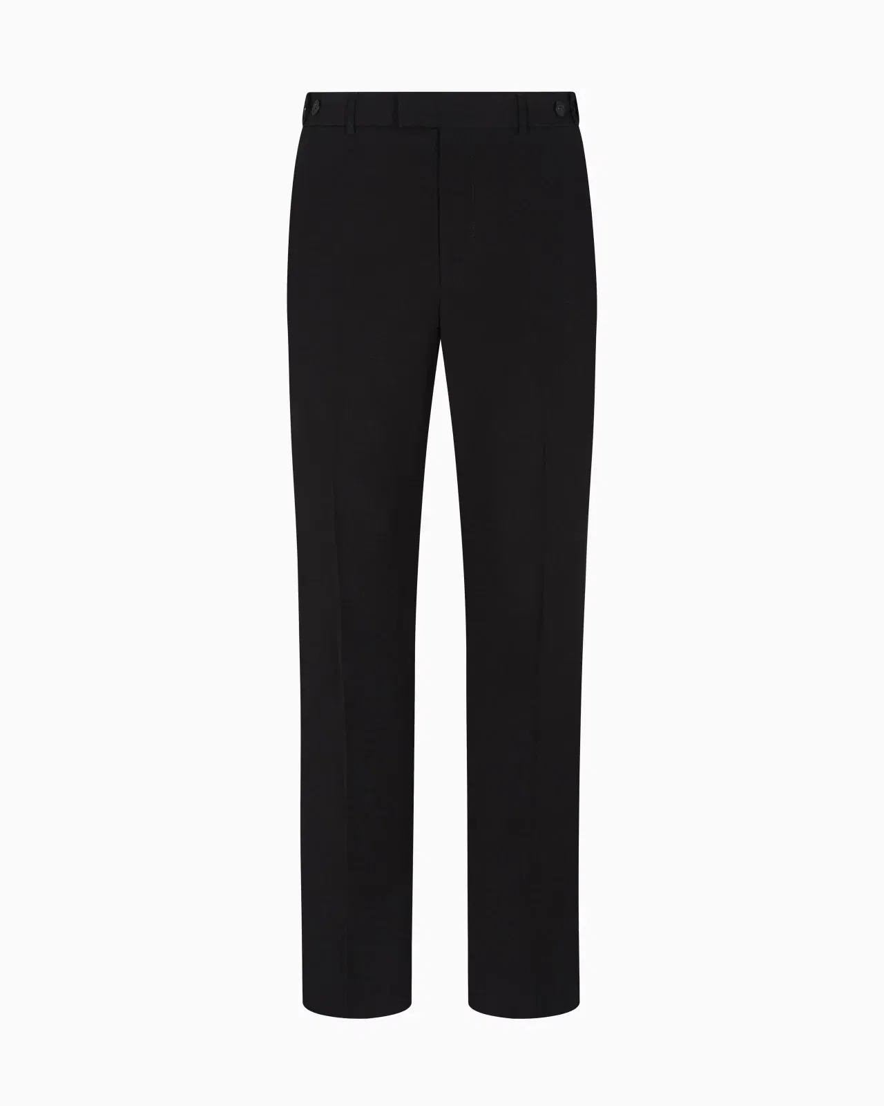 Emporio Armani Trousers with a pleat in virgin wool with a technical finish