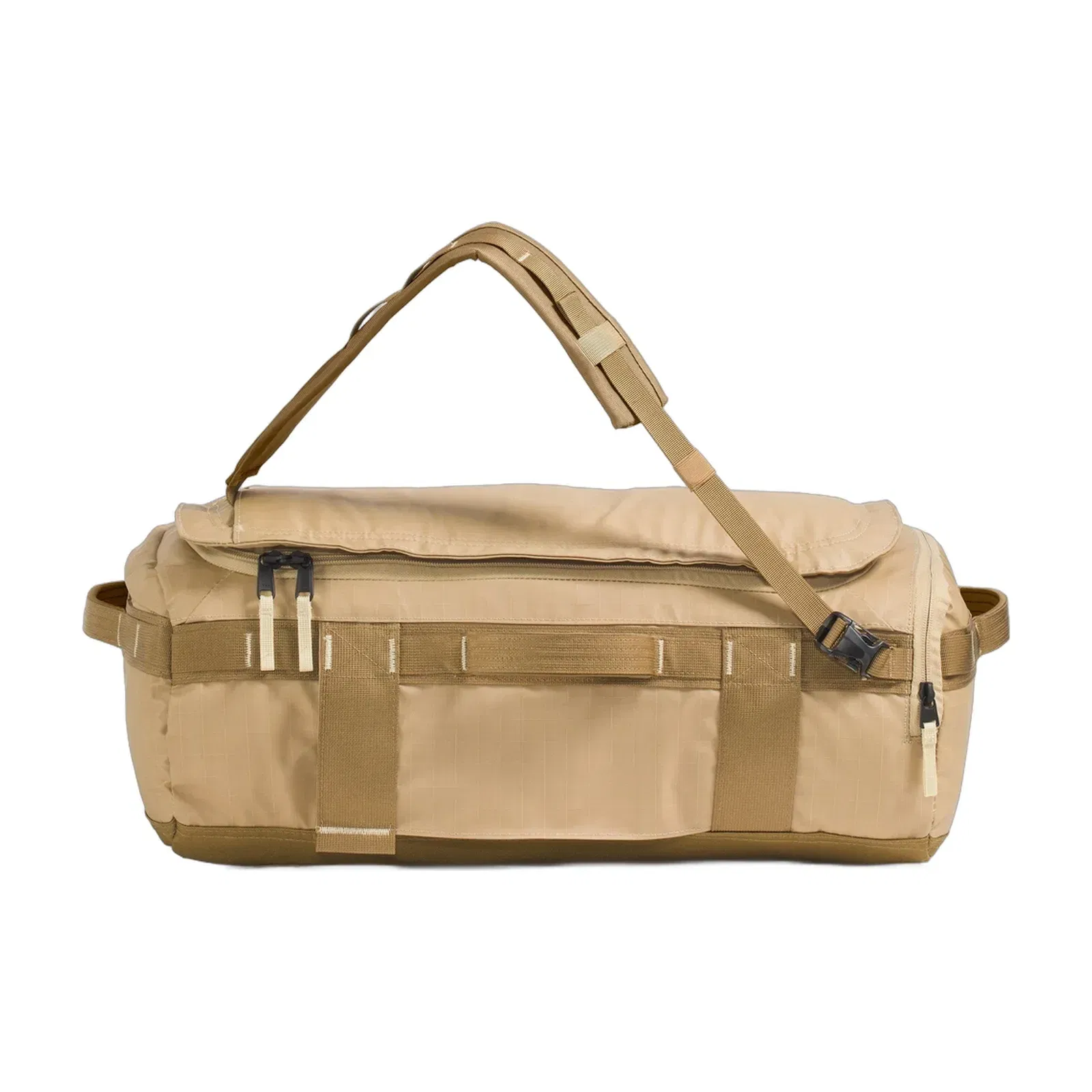 The North Face Base Camp™ Voyager Duffel—32L Khaki Stone-Utility Brown-Desert Stone