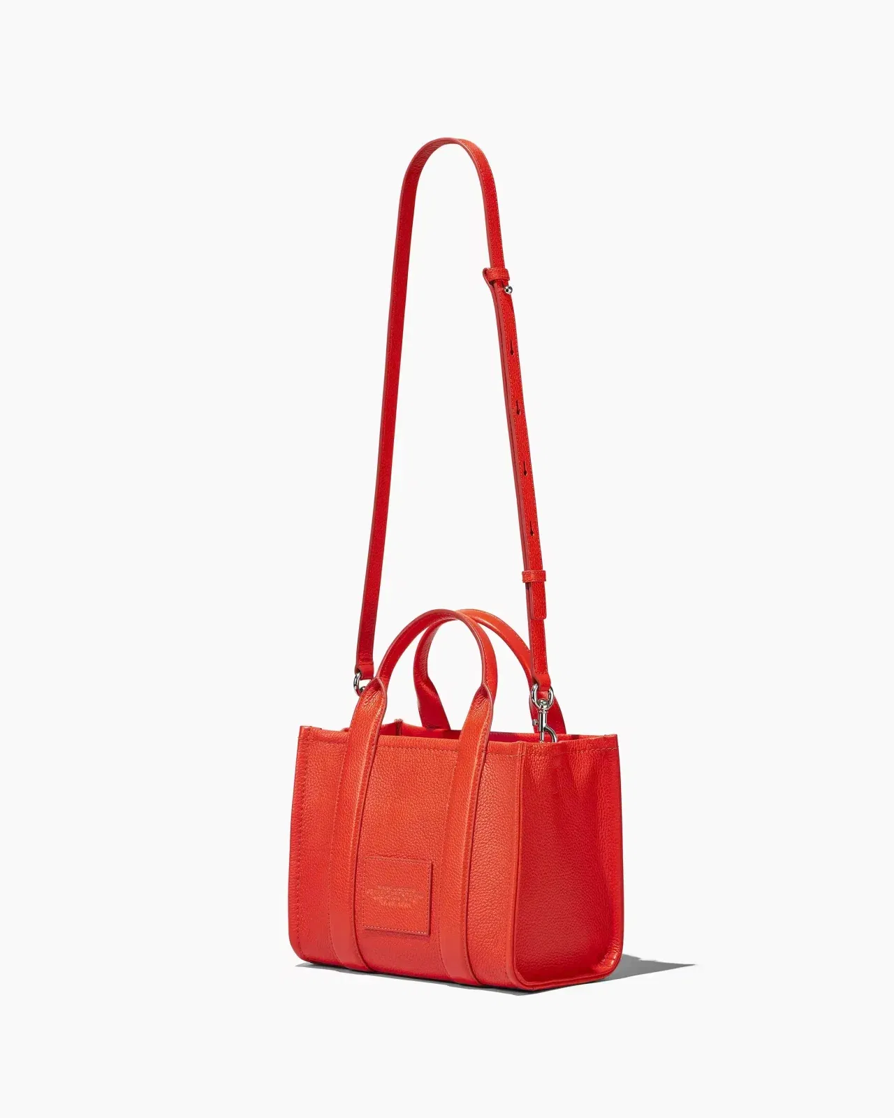 Marc Jacobs The Leather Small Tote Bag Electric Orange