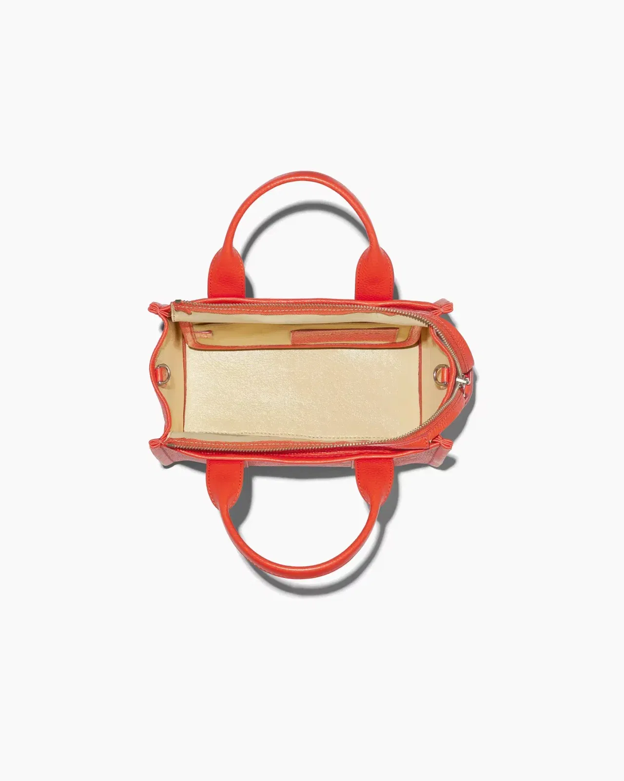 Marc Jacobs The Leather Small Tote Bag Electric Orange