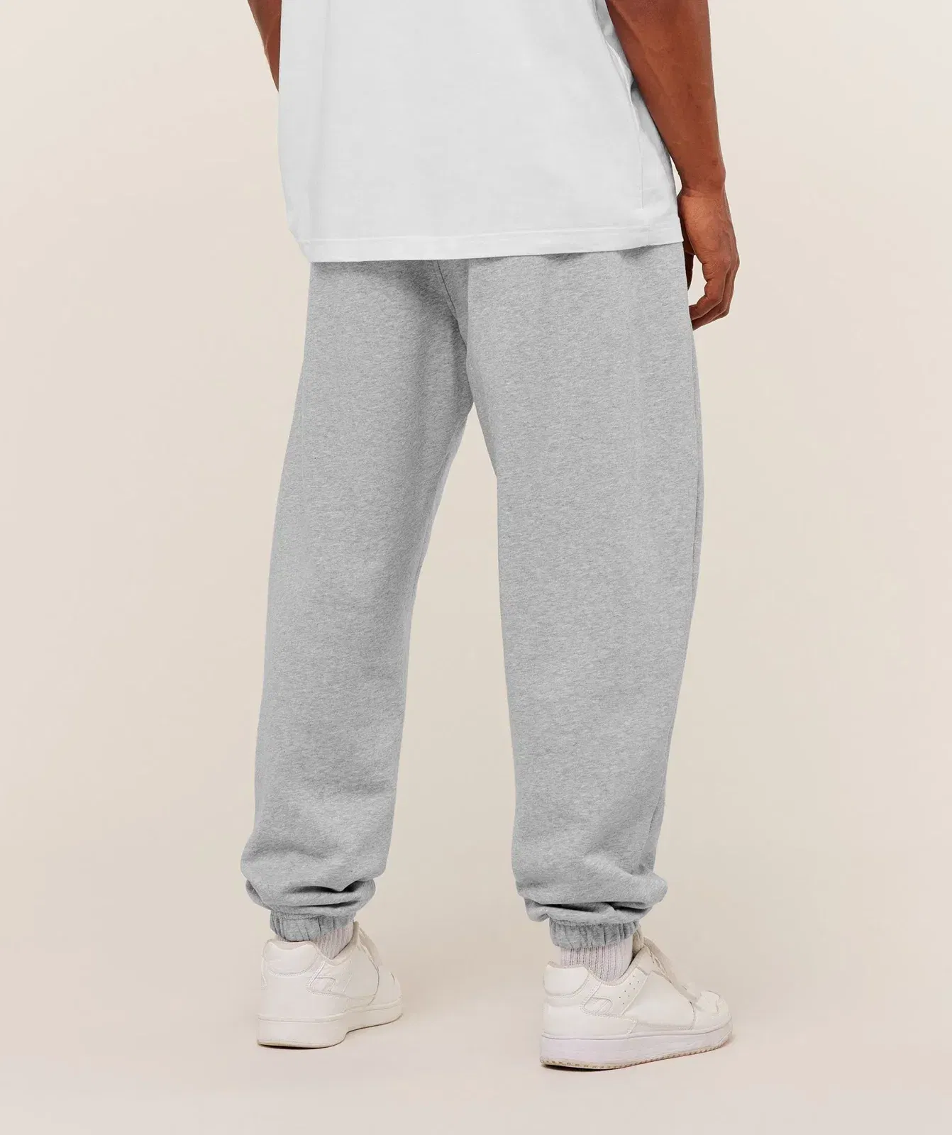Gymshark Athletic Division Graphic Jogger - Light Grey Core Marl