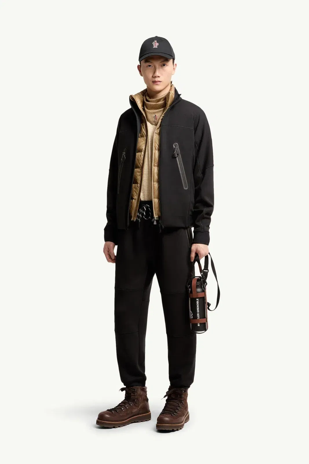 Moncler Logo Sweatpants Black Black