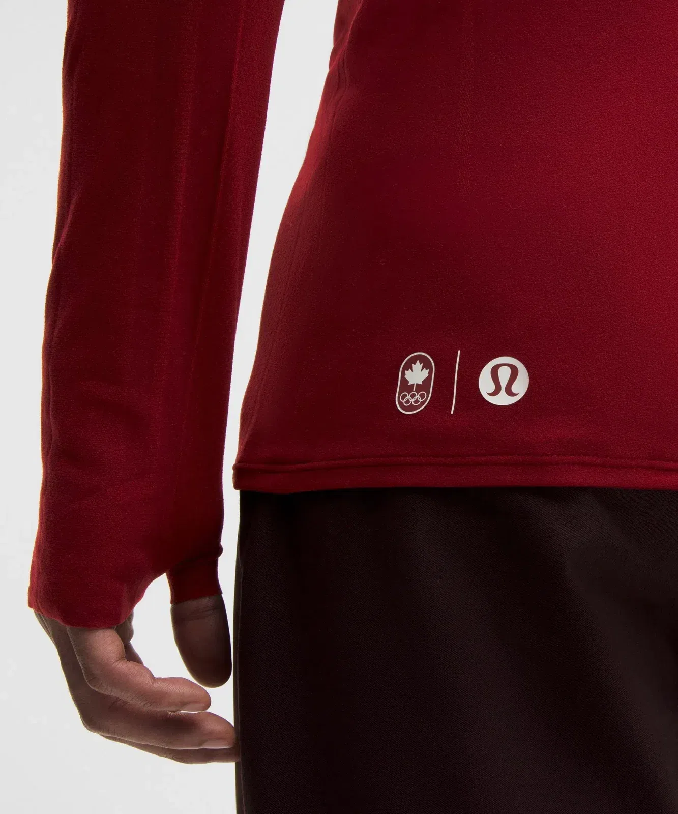 Lululemon Team Canada Men's Seamless Mockneck Base Layer *COC Logo