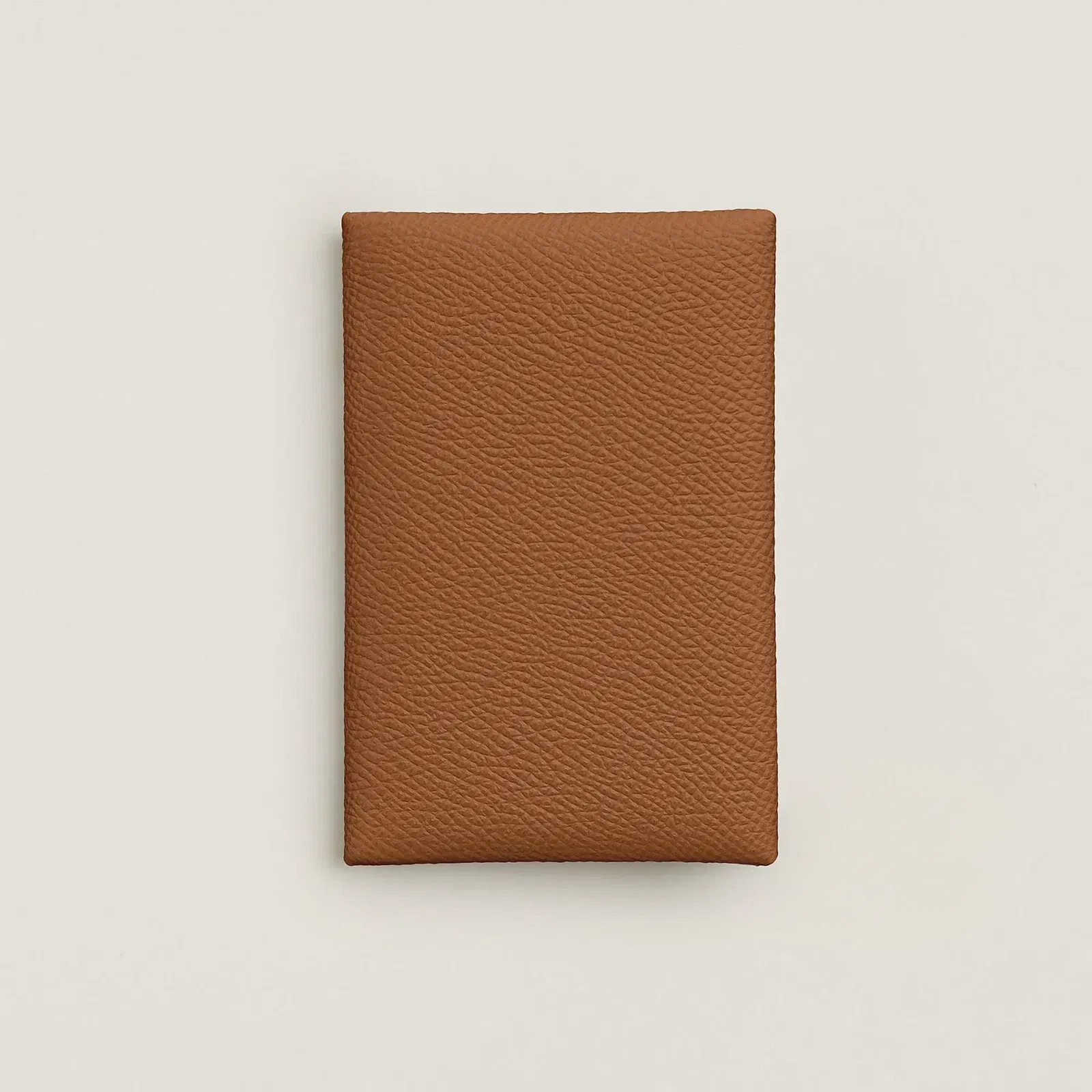Hermes Calvi Card Holder Toupe