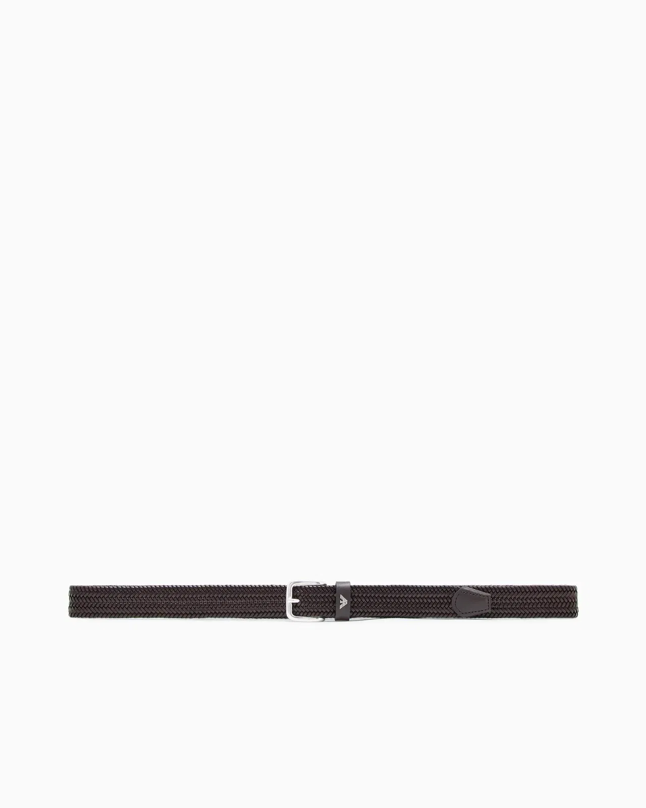 Emporio Armani Woven-leather belt