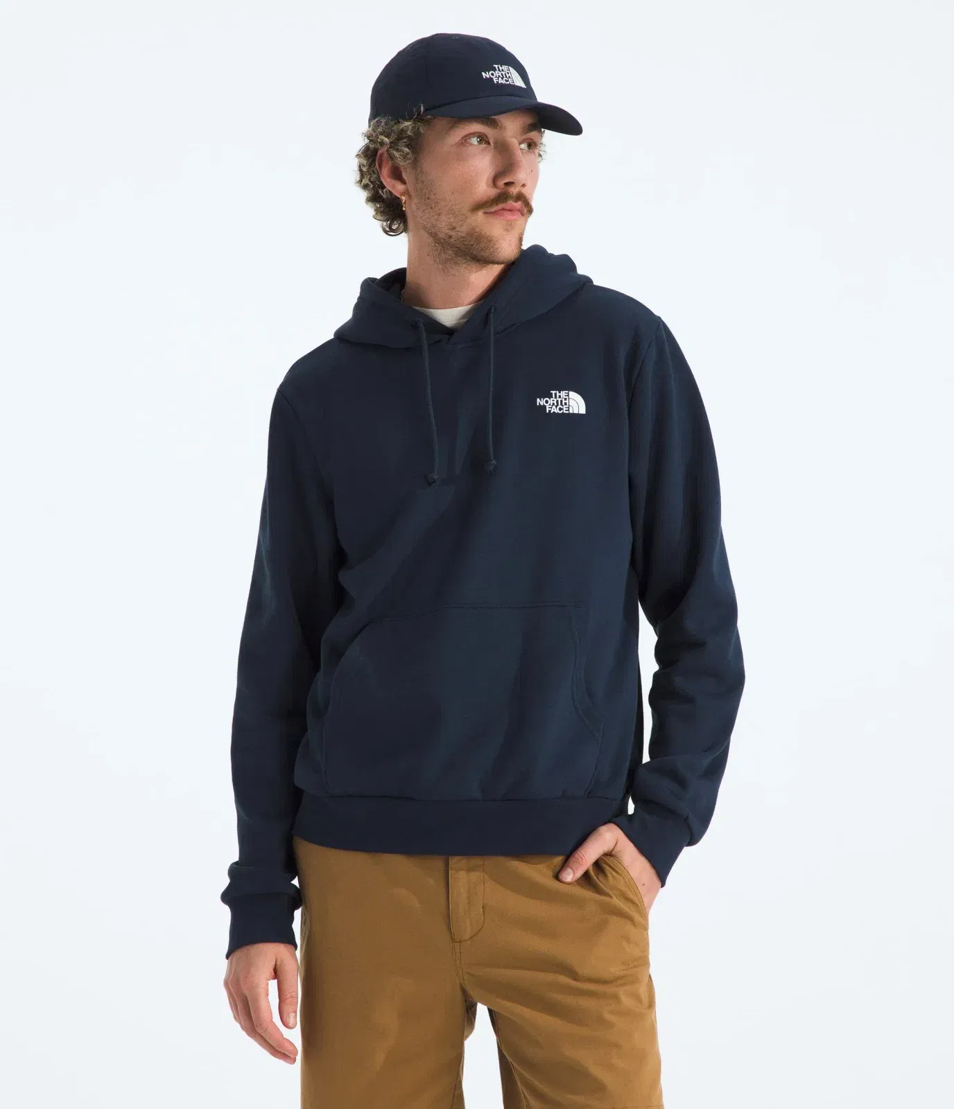 The North Face Men’s Evolution Box NSE Regular Hoodie Summit Navy