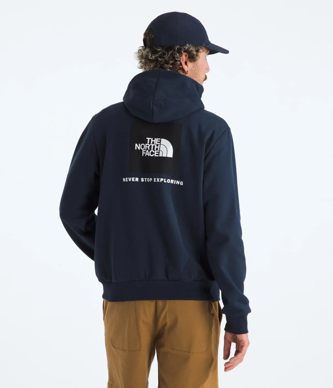 The North Face Men’s Evolution Box NSE Regular Hoodie Summit Navy