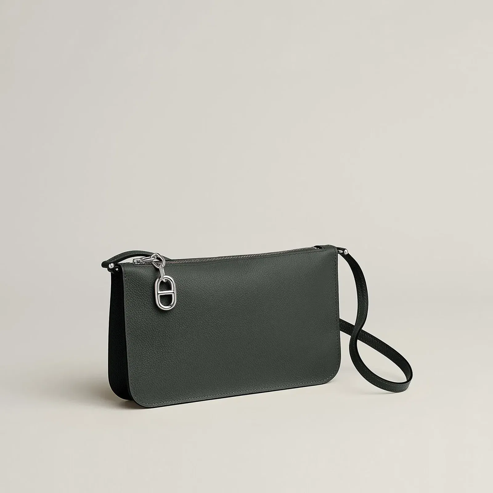 Hermes Zipengo Chaine D'Ancre To Go Pouch Biscuit