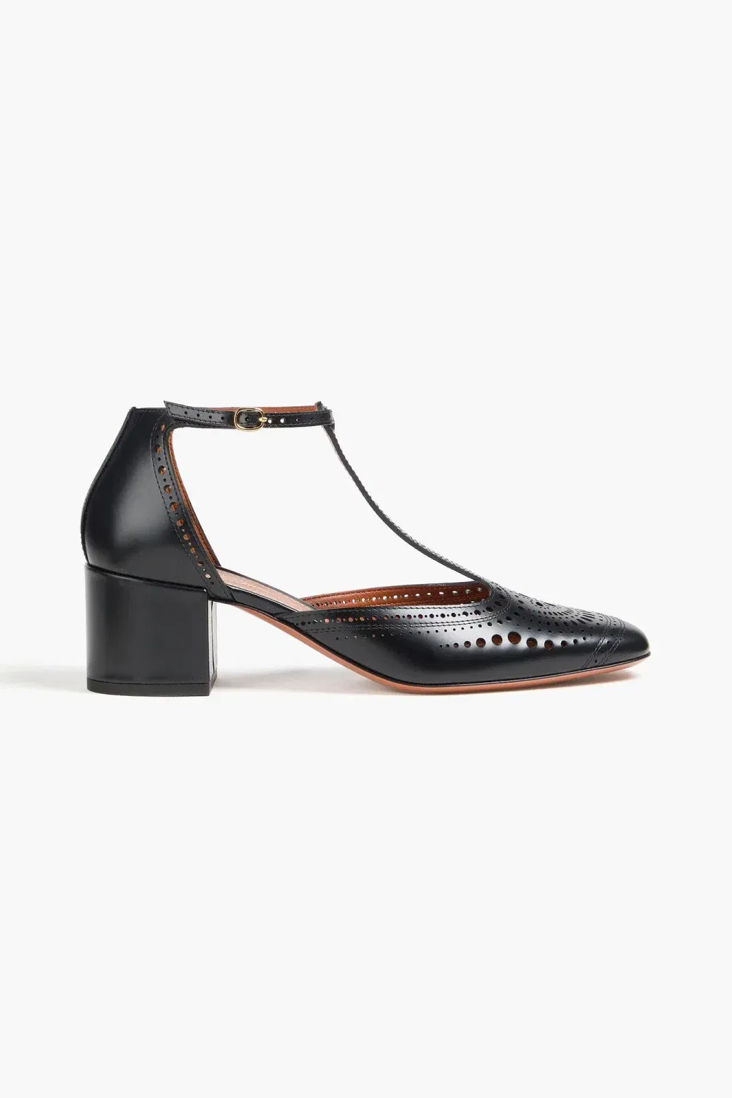Zimmermann Laser-Cut Leather Pumps Black Women's