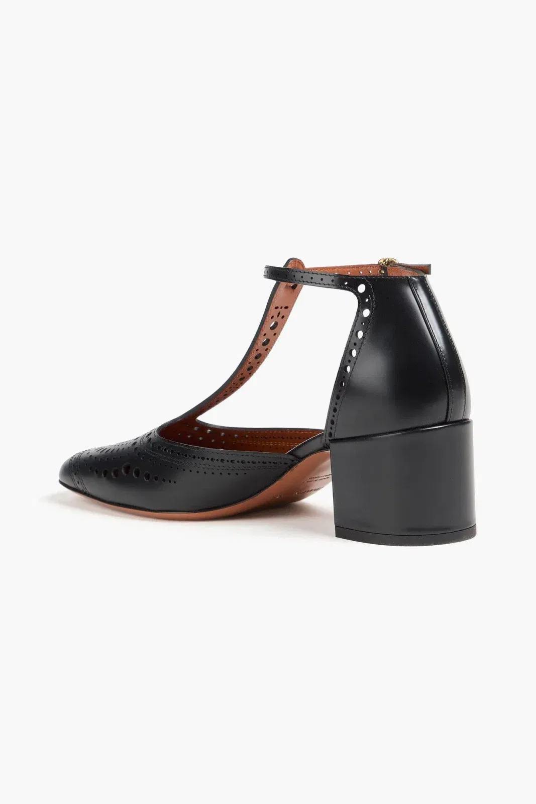 Zimmermann Laser-Cut Leather Pumps Black Women's