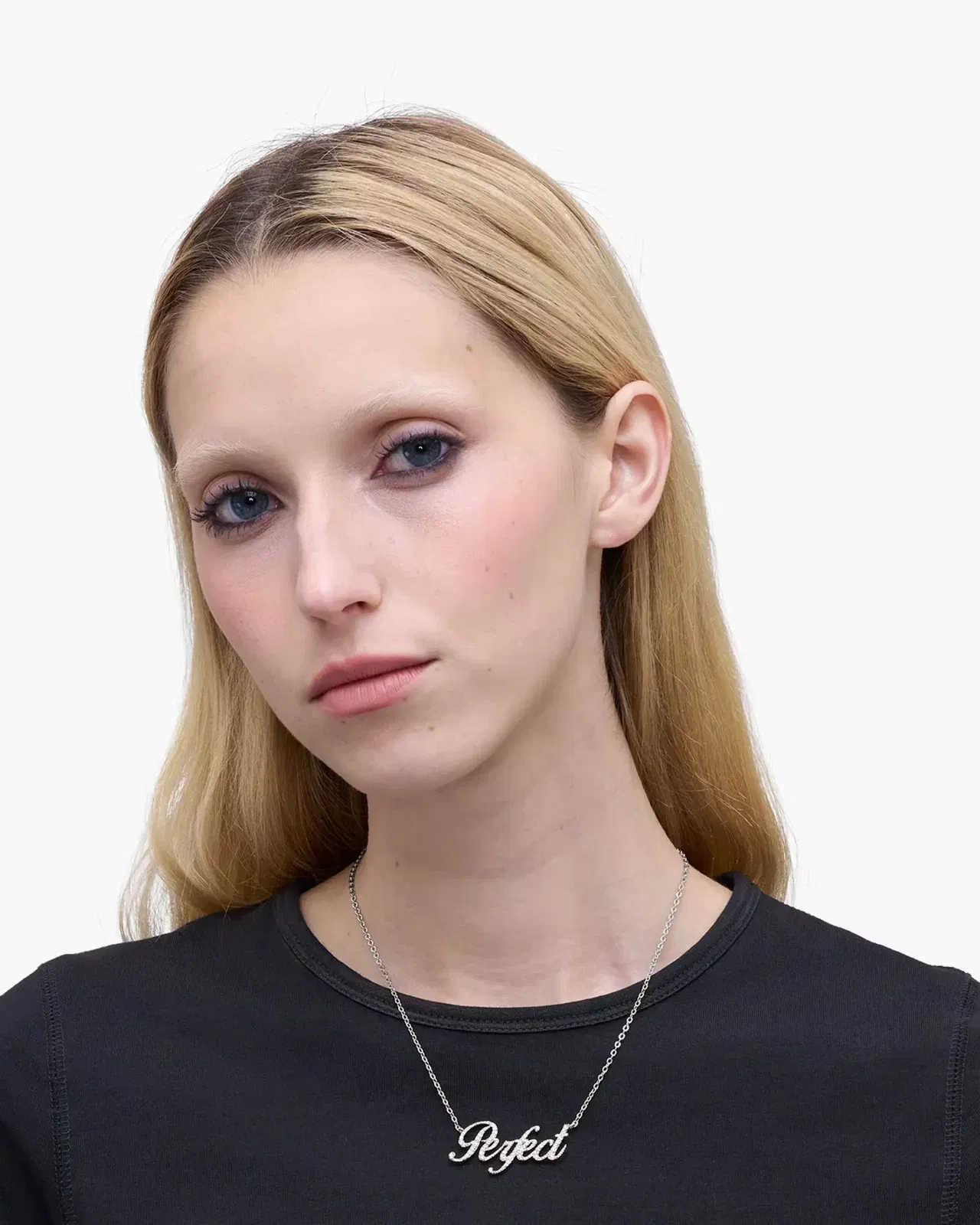 Marc Jacobs The Perfect Pave Necklace Silver/Crystal