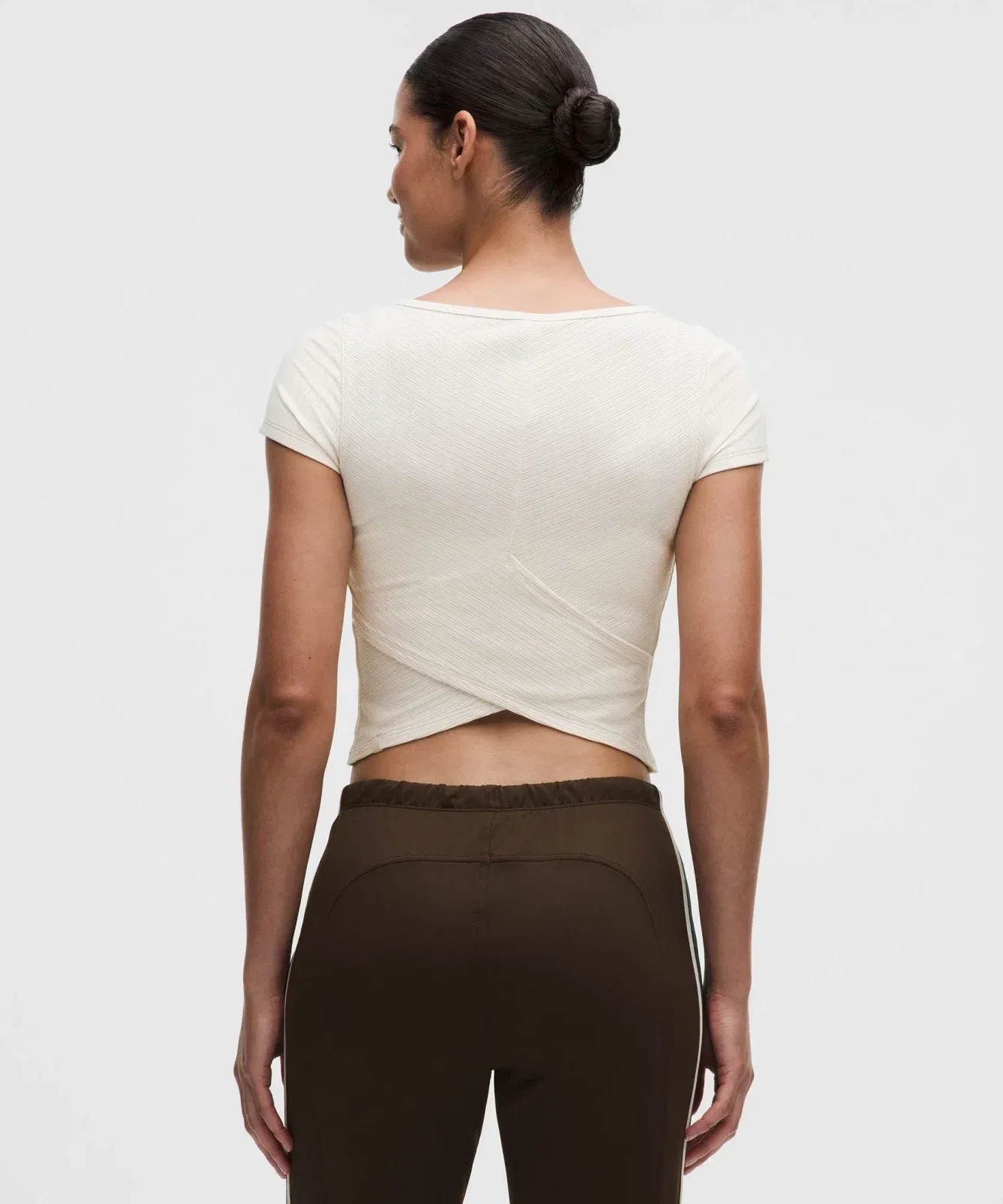 Lululemon Women's Hold Tight Micro-Rib Cross-Back T-Shirt