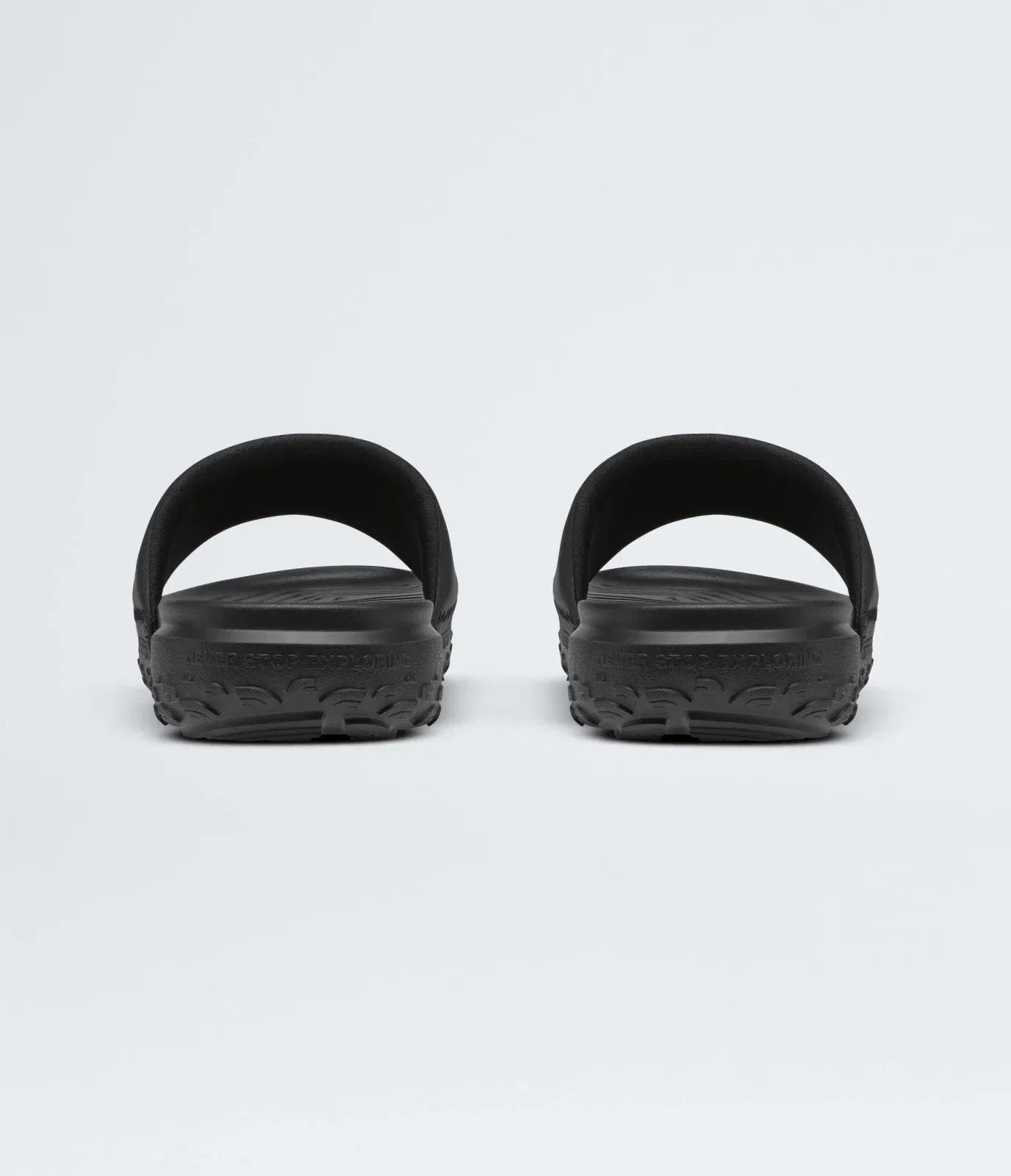 The North Face Mens Never Stop Cush Slides Tnf Black Tnf Black
