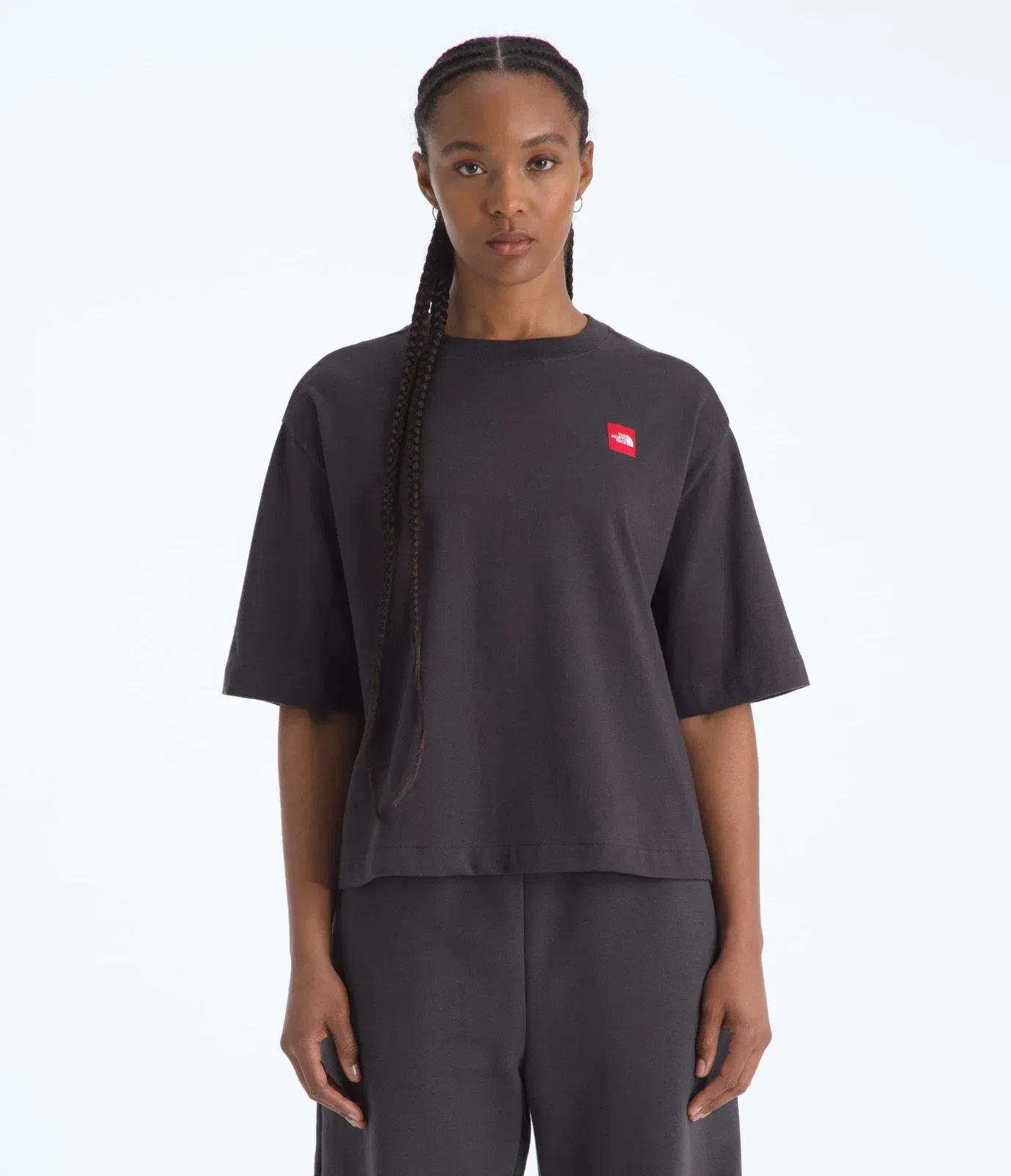 The North Face Women’s TNF™ Red Box Short-Sleeve Boxy Tee Obsidian