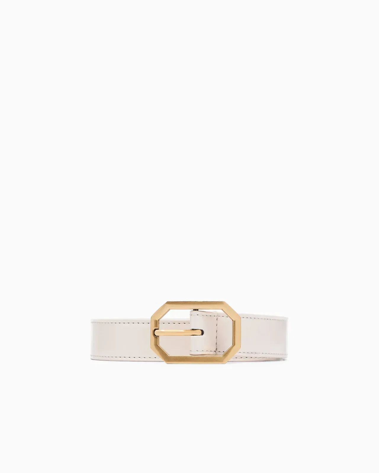 Emporio Armani Belt with gold buckle