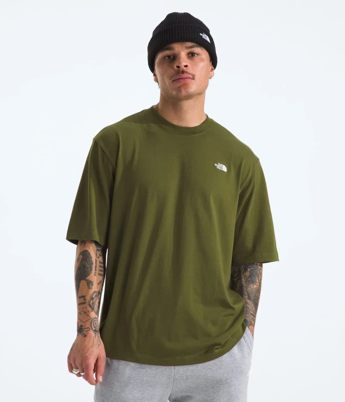 The North Face Men’s TNF™ Essential Simple Dome Oversize Short-Sleeve Tee Woodland Green