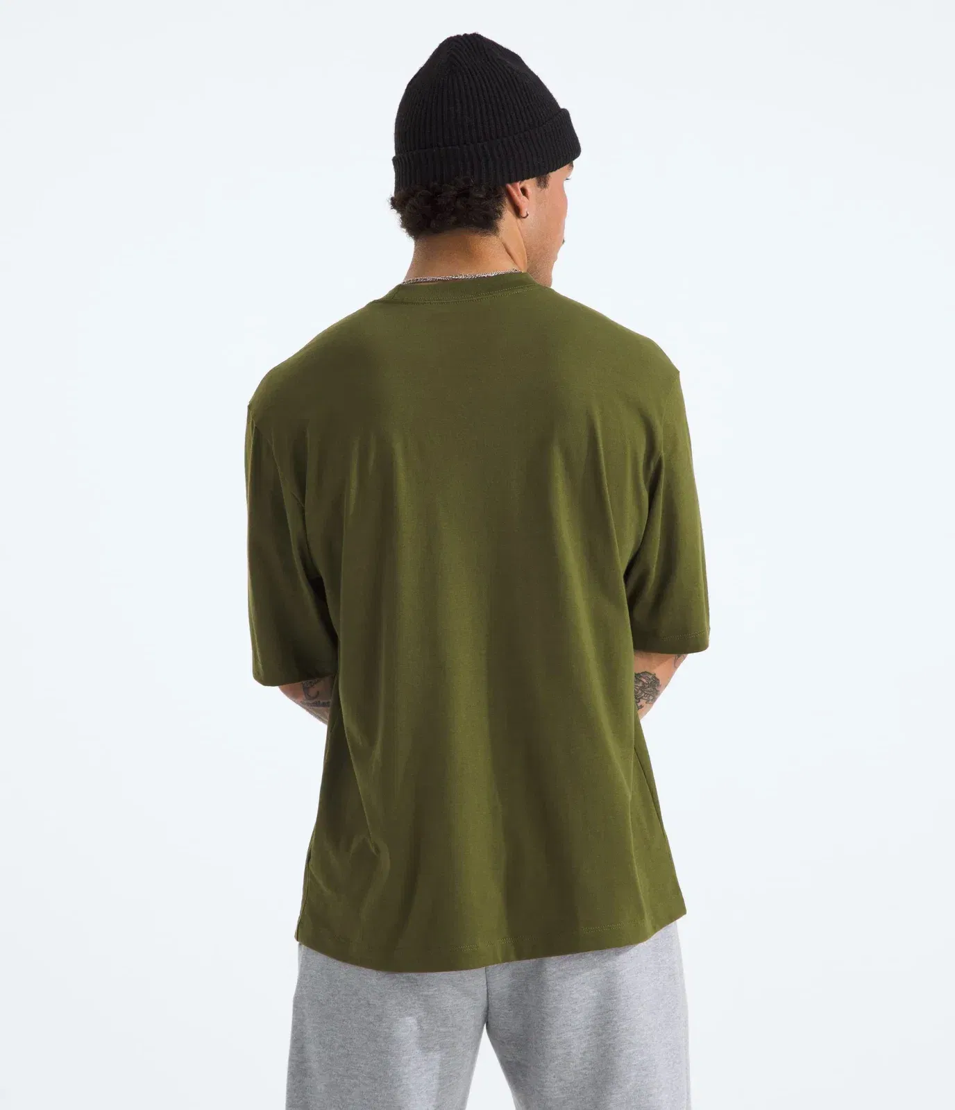 The North Face Men’s TNF™ Essential Simple Dome Oversize Short-Sleeve Tee Woodland Green