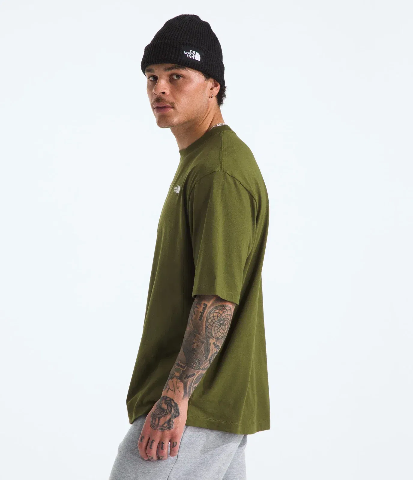 The North Face Men’s TNF™ Essential Simple Dome Oversize Short-Sleeve Tee Woodland Green