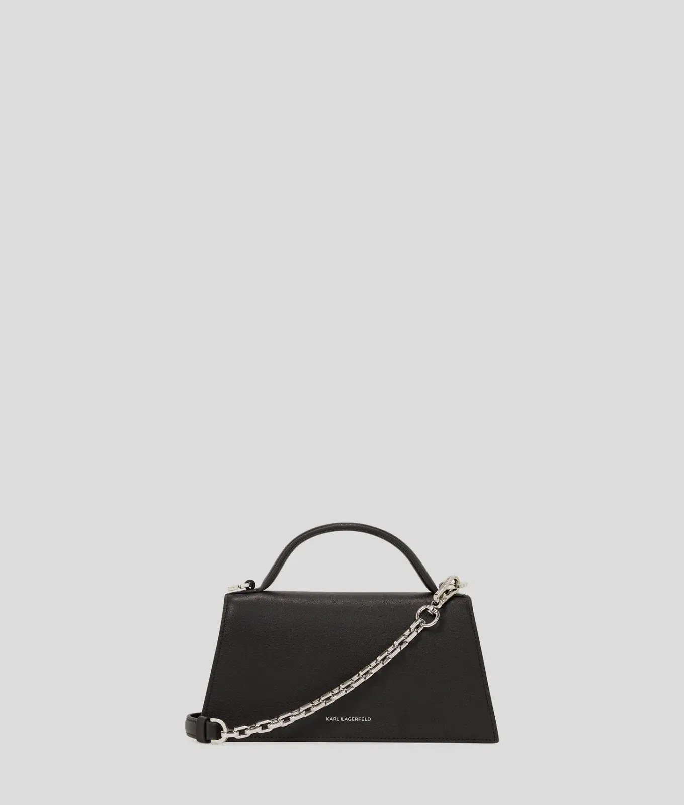 KarlLagerfeld Ksignature Slim Crossbody Bag Black-Nickel