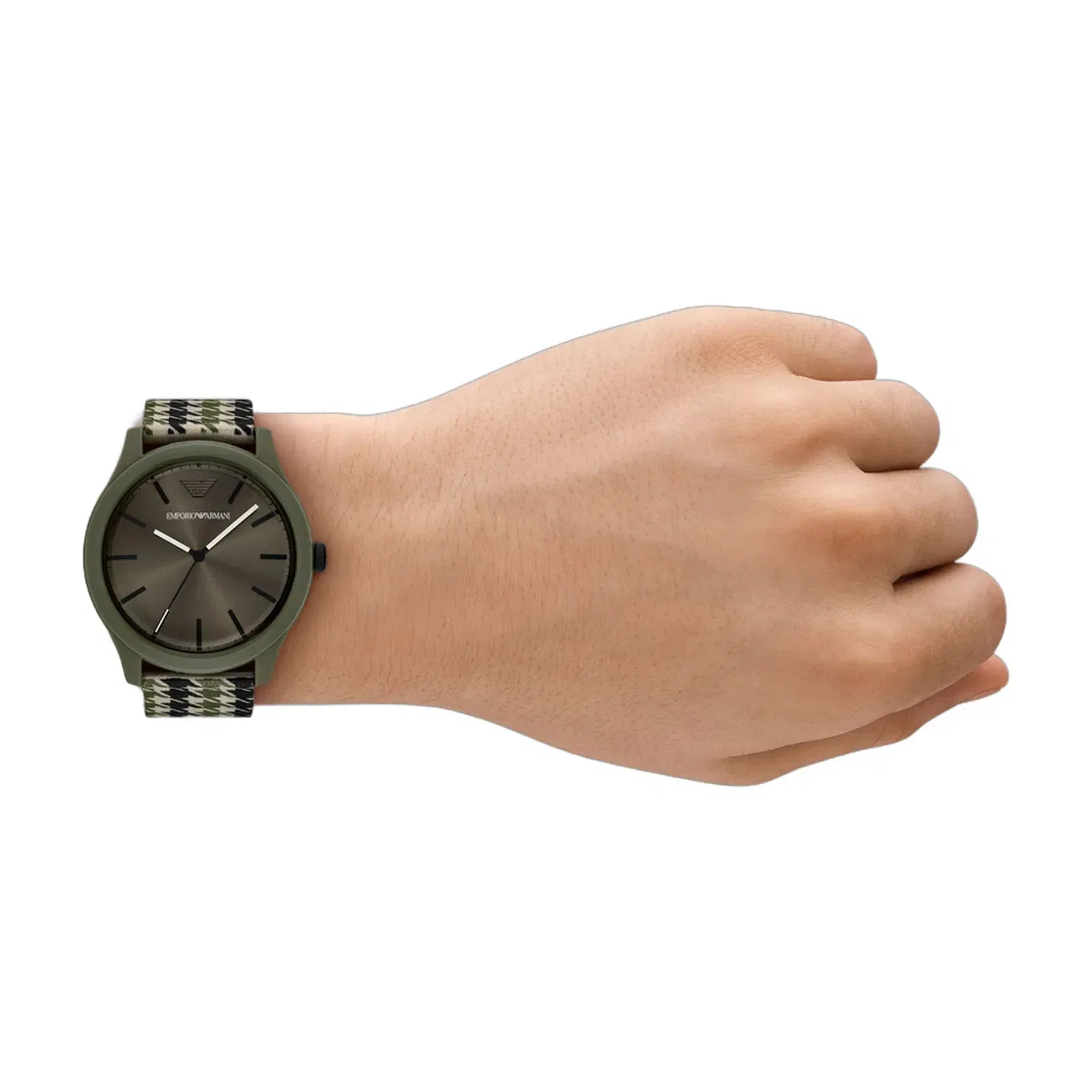 Emporio Armani Three-Hand #tide ocean material® Nylon Fabric Watch