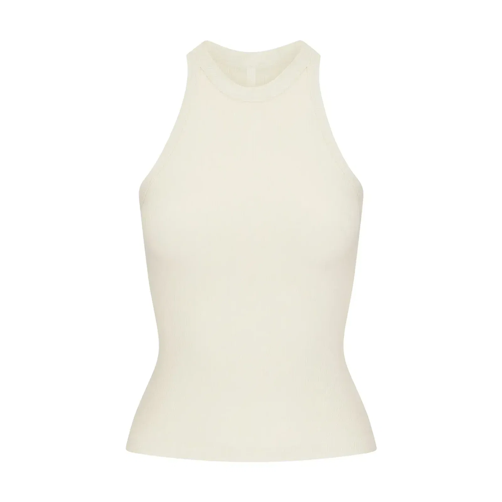 Skims Soft Lounge High Neck Tank Bone
