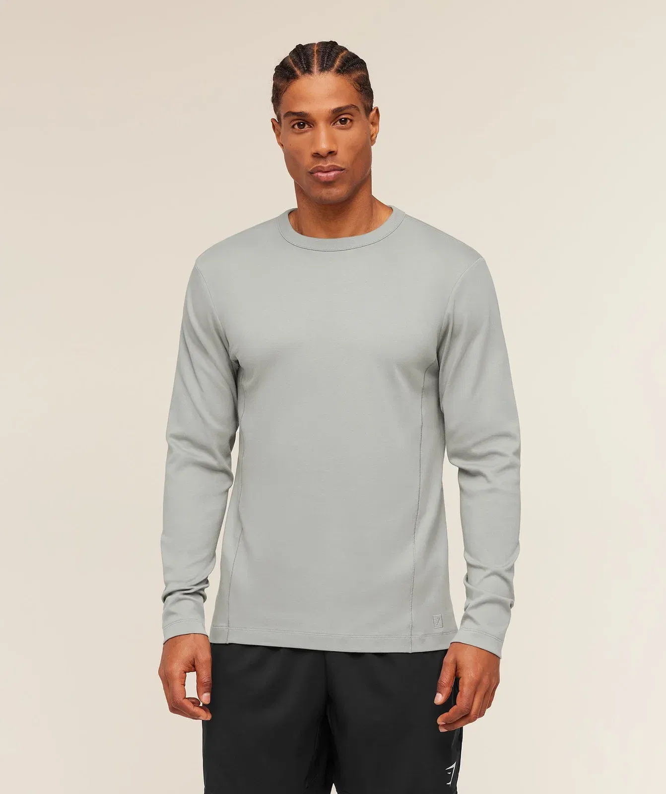 Gymshark Off Duty Long Sleeve T-Shirt Smokey Grey