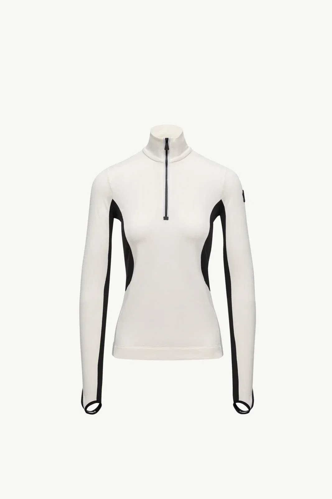 Moncler Polartec® Half-Zip Turtleneck White White