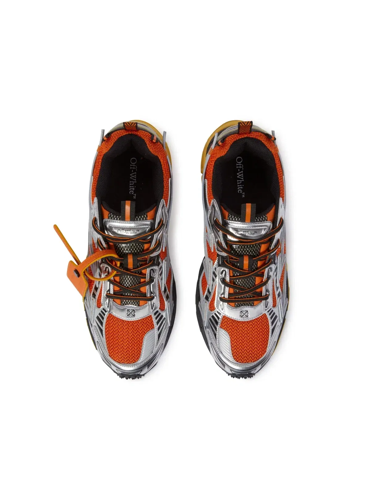 Off-White Be Right Back Silver Orange