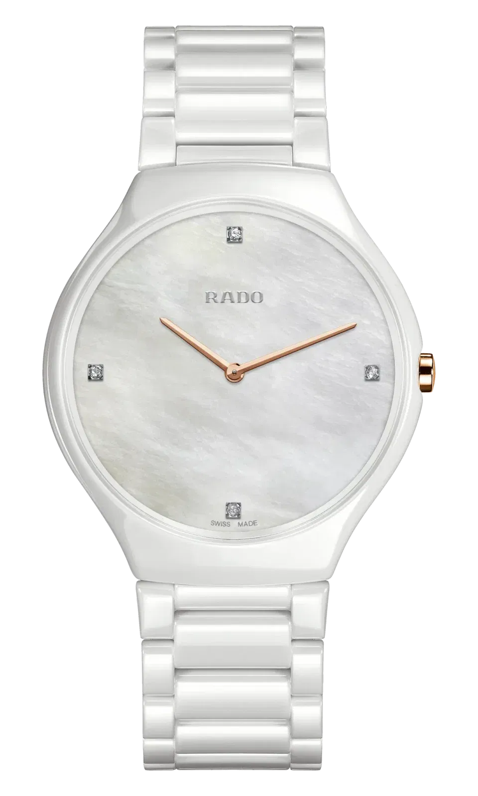 Rado True Round Thinline Diamonds White r27957909