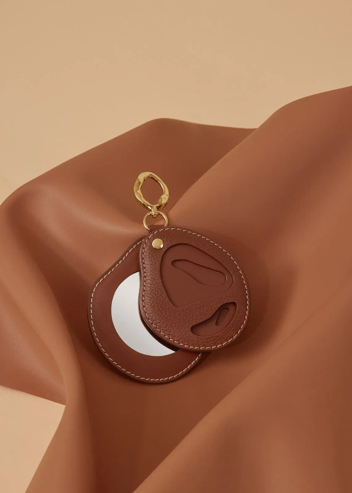Polene Atla Mirror Duo Cognac