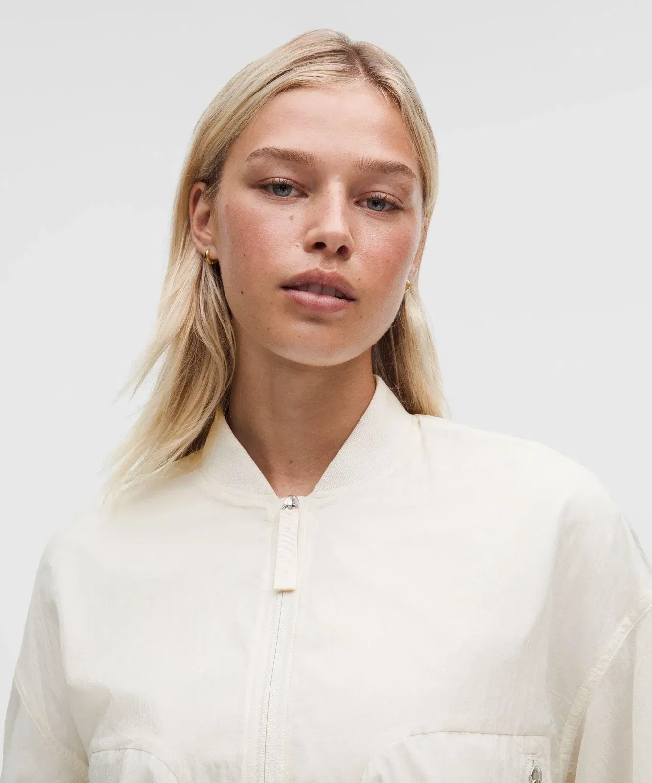 Lululemon Curved-Hem Cropped Bomber