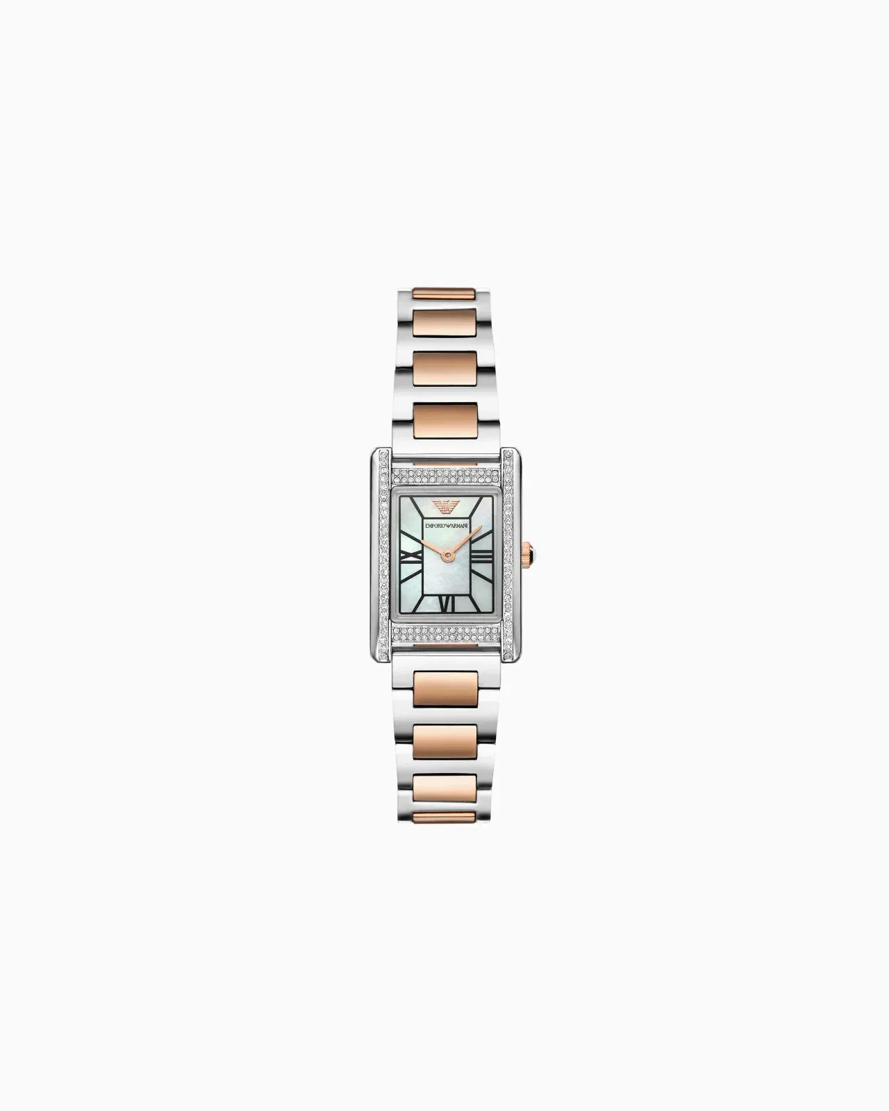 Emporio Armani Two-Hand Two-Tone Stainless Steel Watch