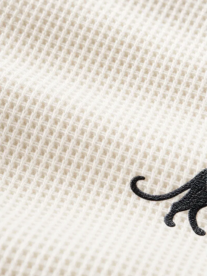 Reserve Relaxed Waffle Tee - Ivory Sand