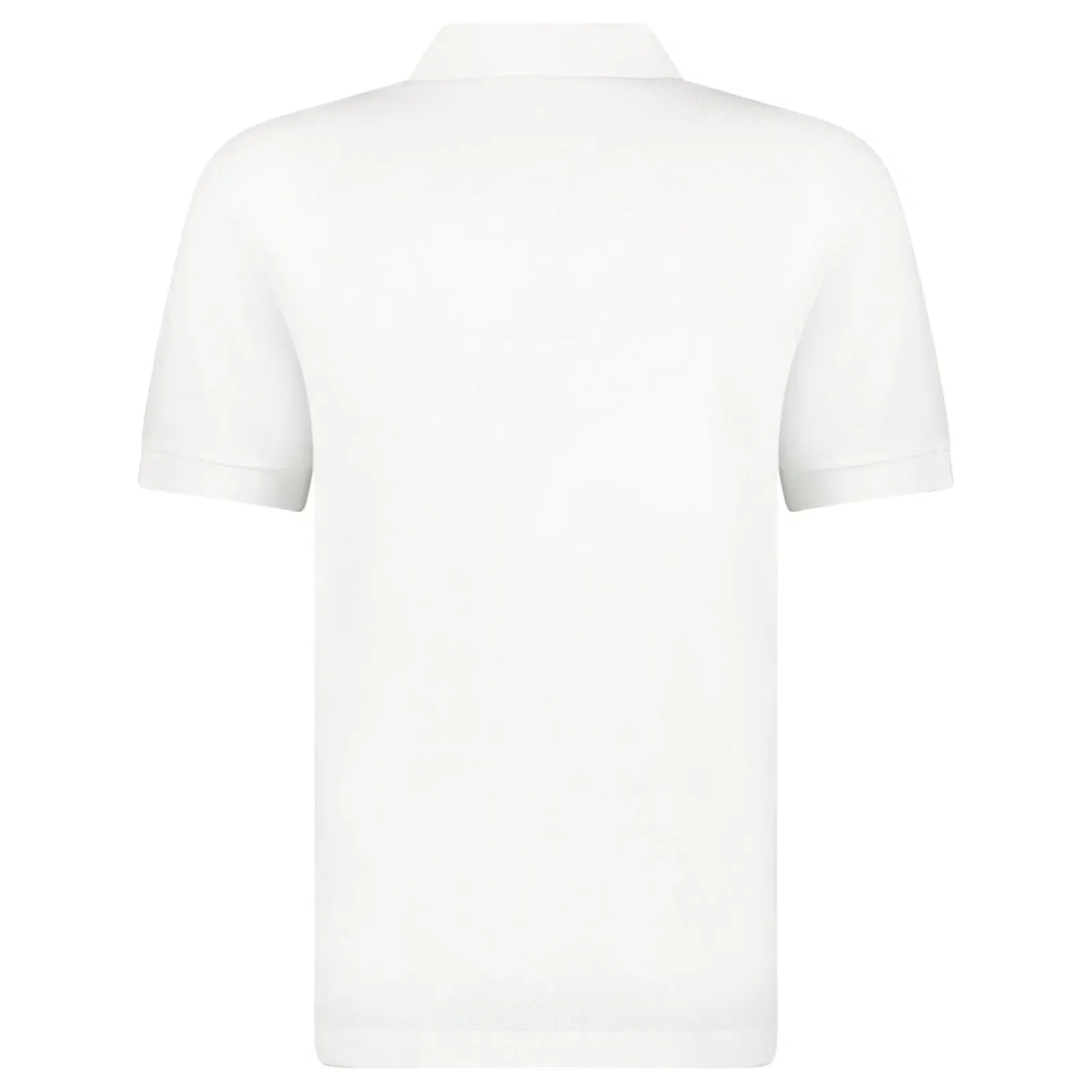 Burberry ‘Hartford’ Zip Check Polo White