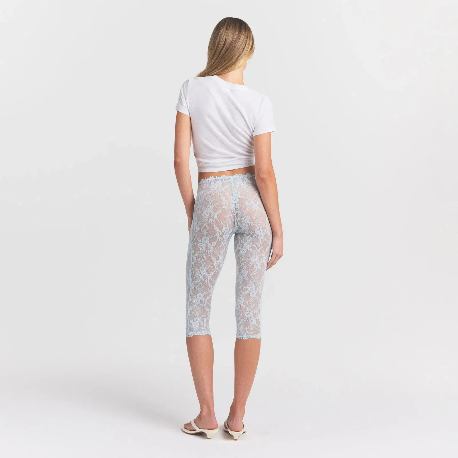 Stretch Lace Capri
