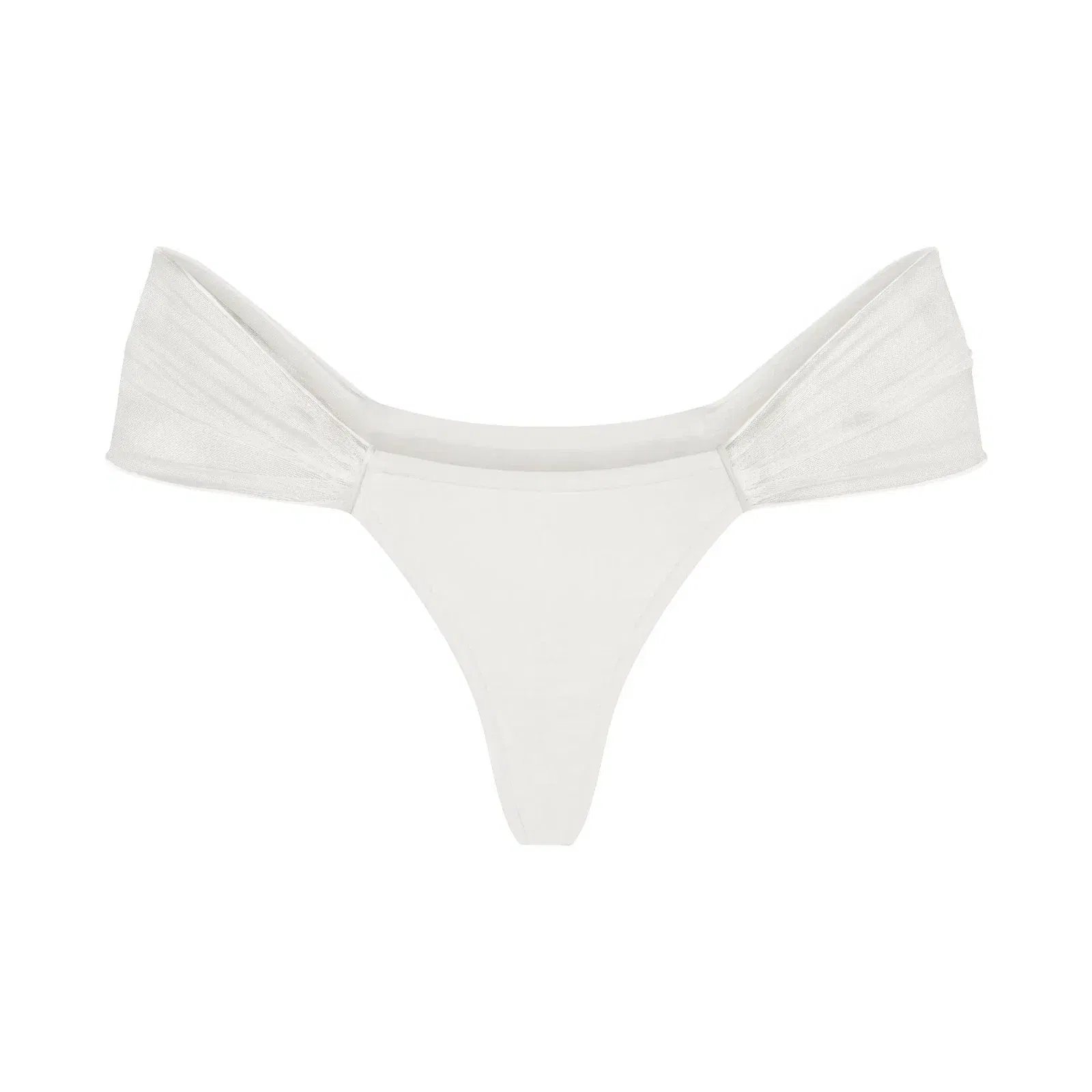 Ultra Fine Mesh Draped Thong