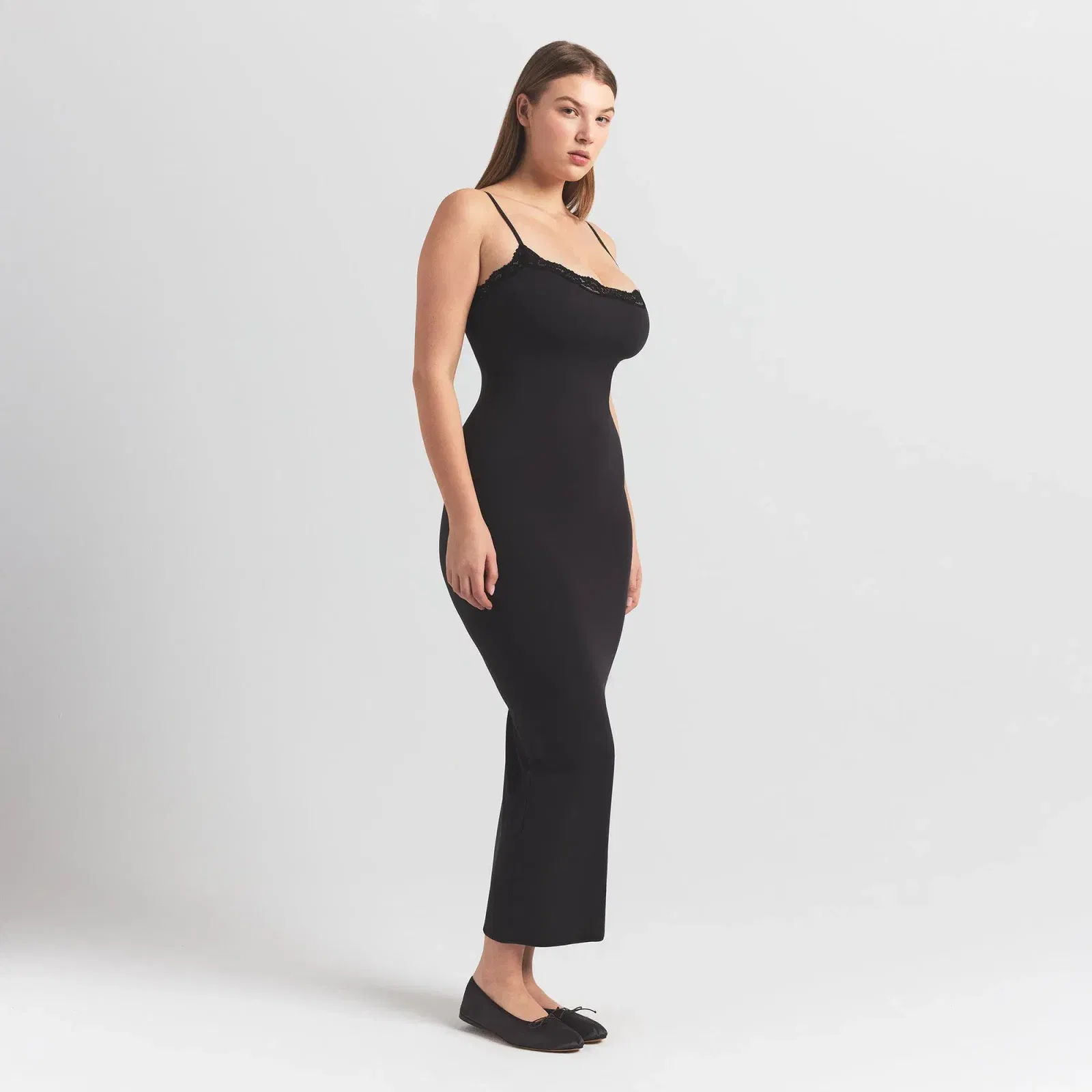Fits Everybody Lace Long Slip Dress