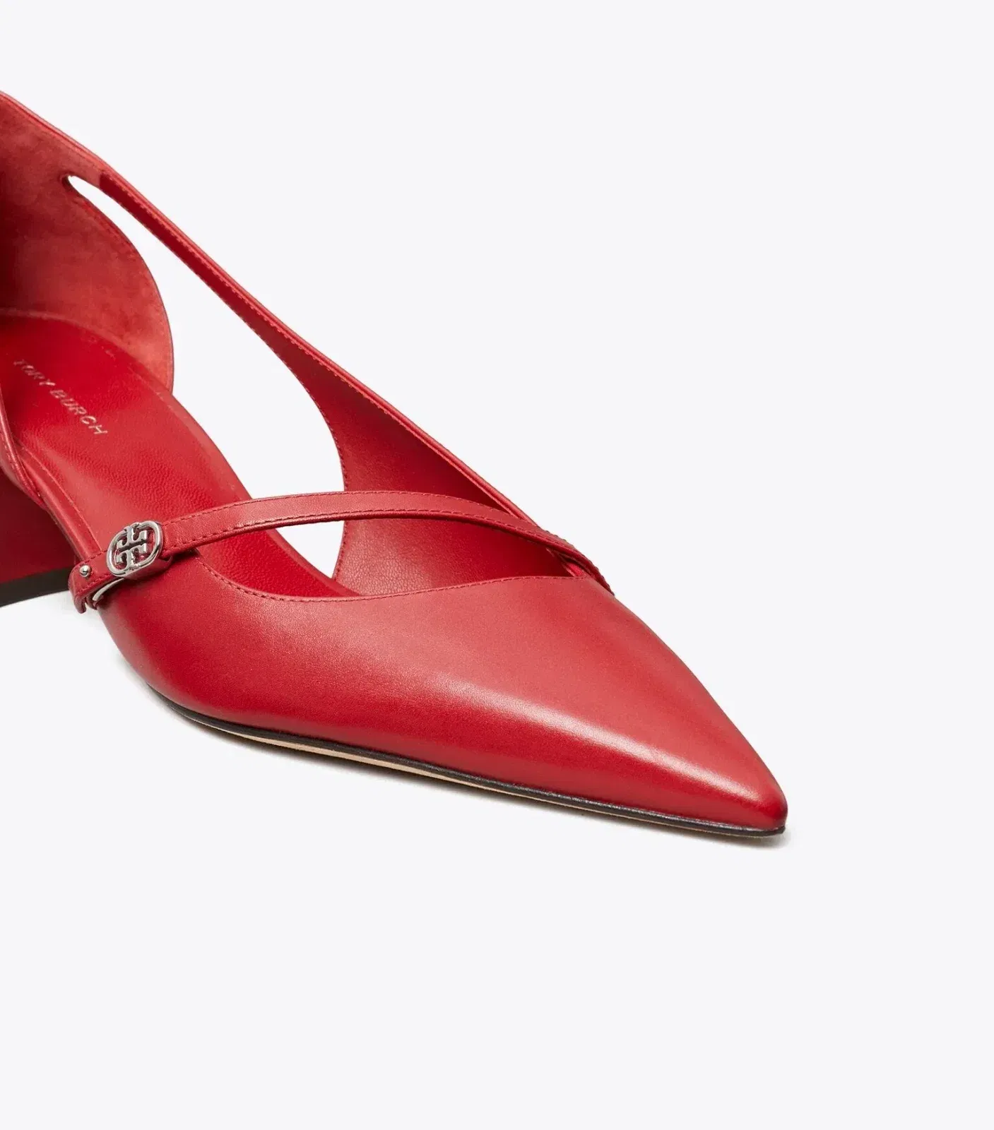 Double T Buckle D'Orsay Pump