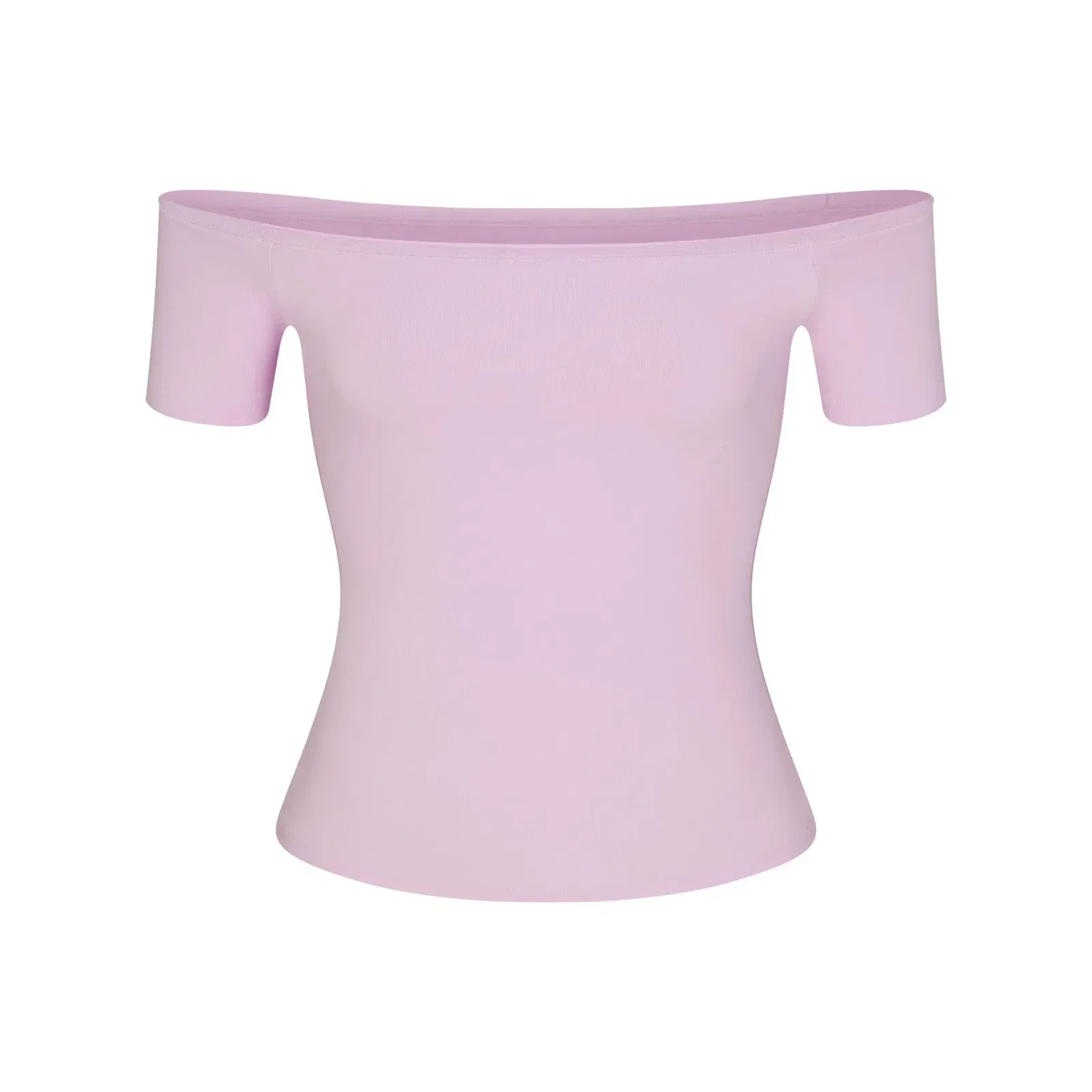 Cotton Jersey Off the Shoulder Top