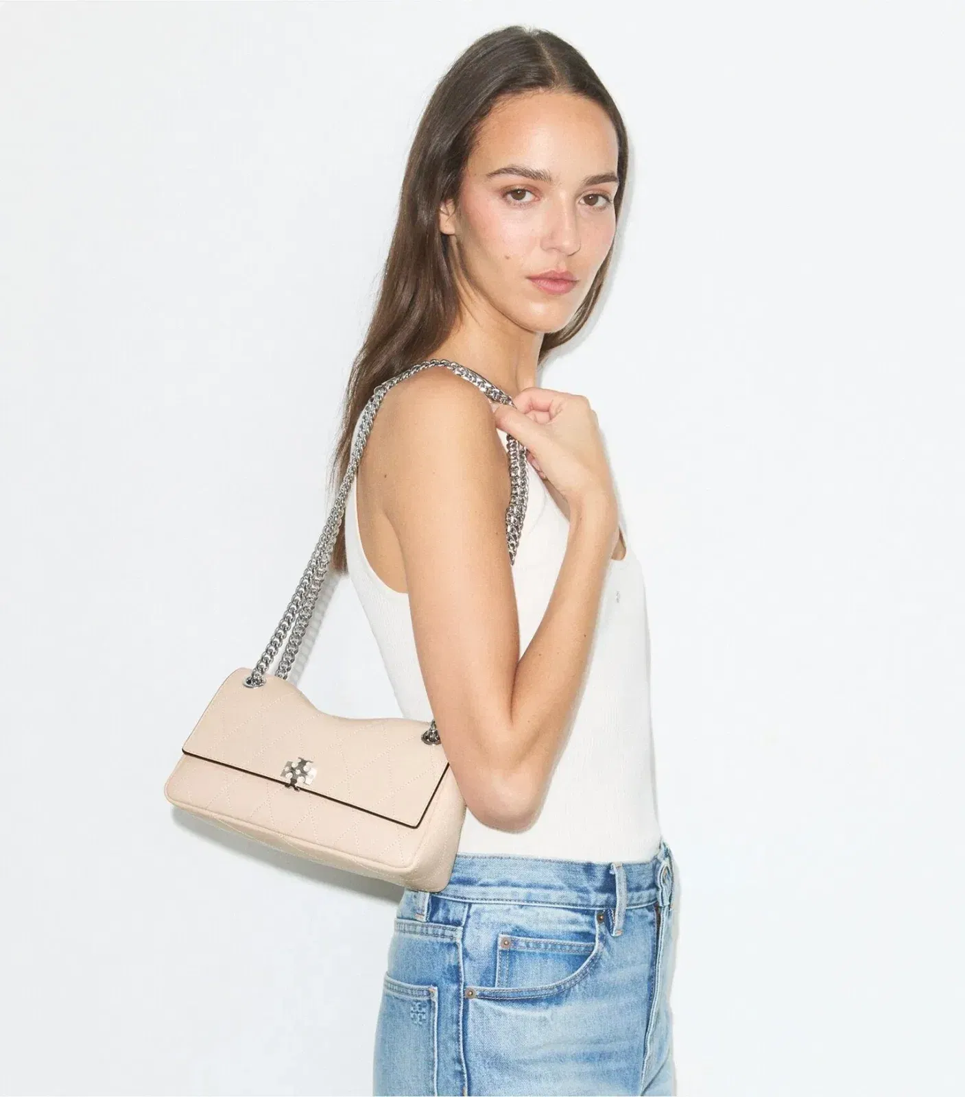 Small Charlie Quilted Shoulder Bag