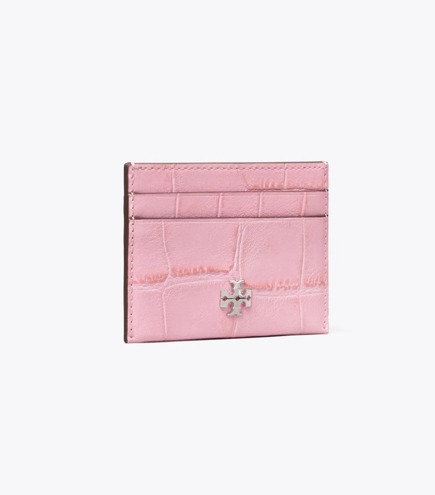Charlie Croc-Embossed Card Case