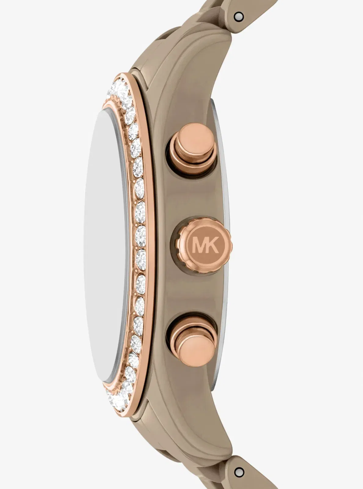 Michael Kors Lexington Pav Nude-Tone Watch