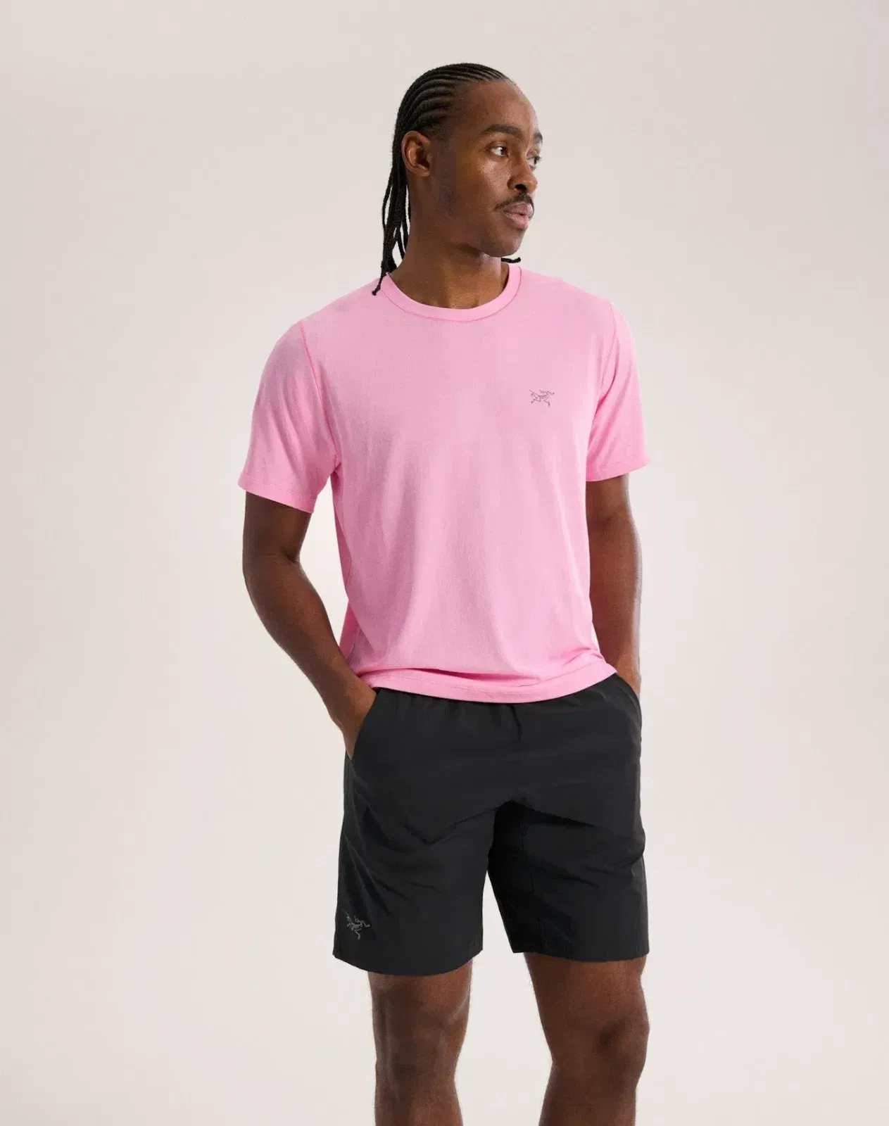 Arc'teryx Cormac Crew Neck Shirt SS Men's Pineberry