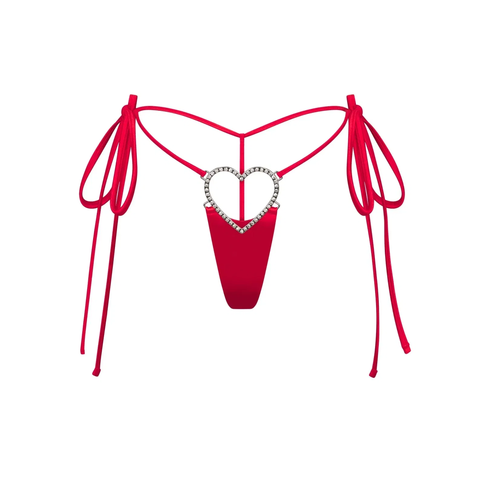 Novelty Intimates Heart Charm String Thong