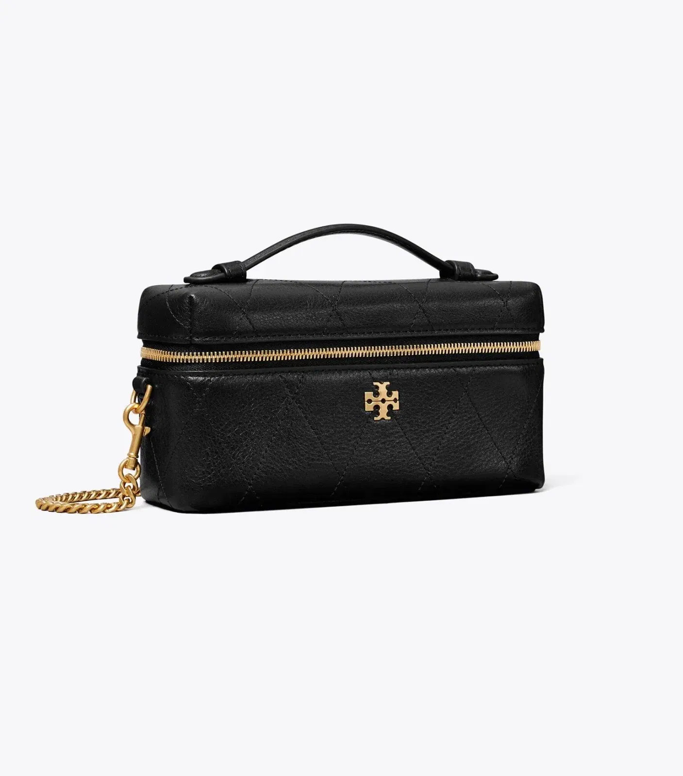Charlie Quilted East-West Vanity Case