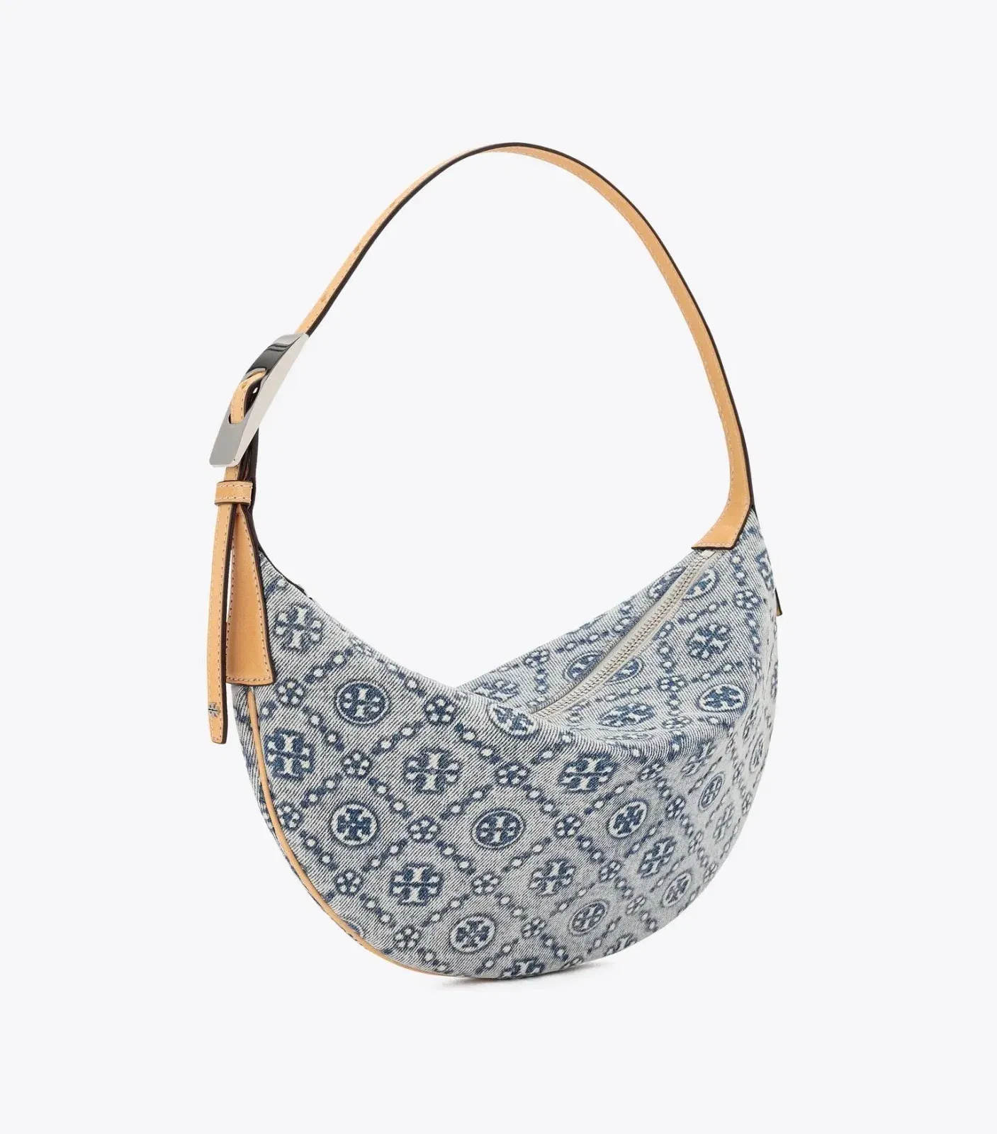 T Monogram Denim Small Balloon Bag