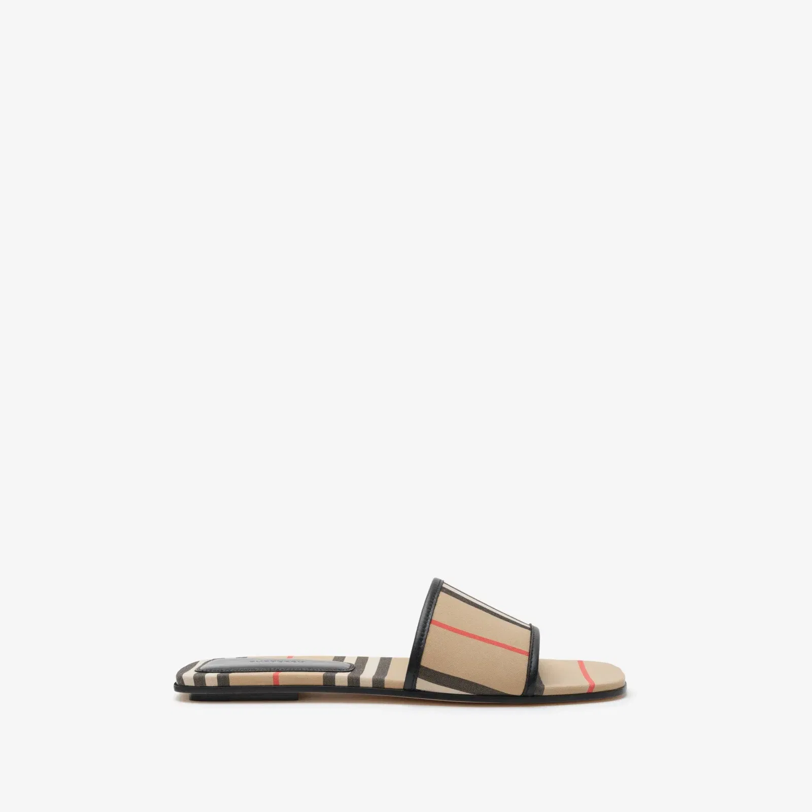 Burberry Icon Stripe Cotton Slides